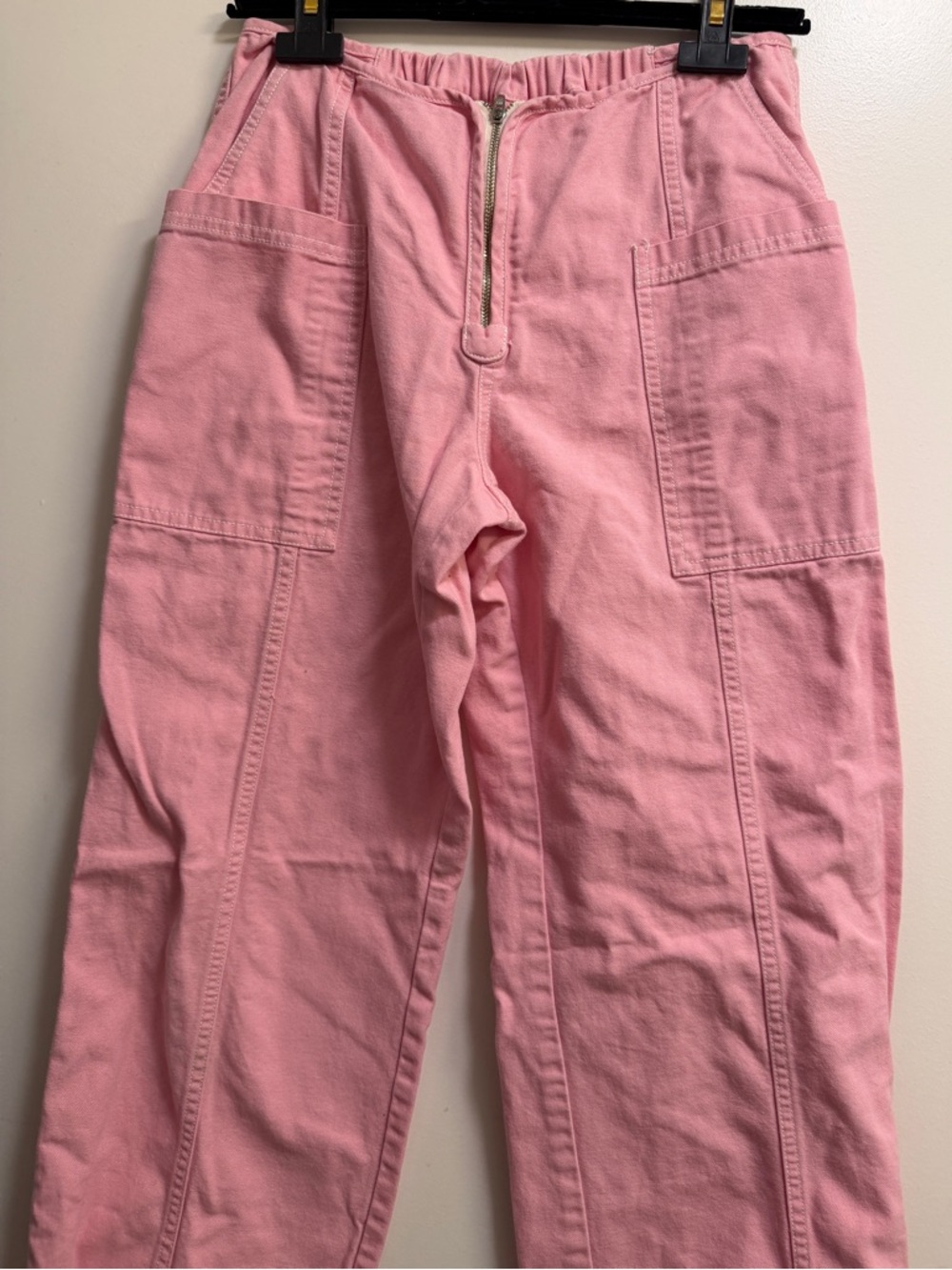 Sandy Liang Pink Cargo Pants - Picture 6 of 8